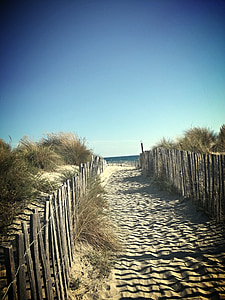 Beach, Montpellier, Francija, pesek, morje, krajine