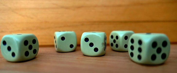 Cube, Craps, øjne, spille, held og lykke, Lucky dice, Fællesskabet spil