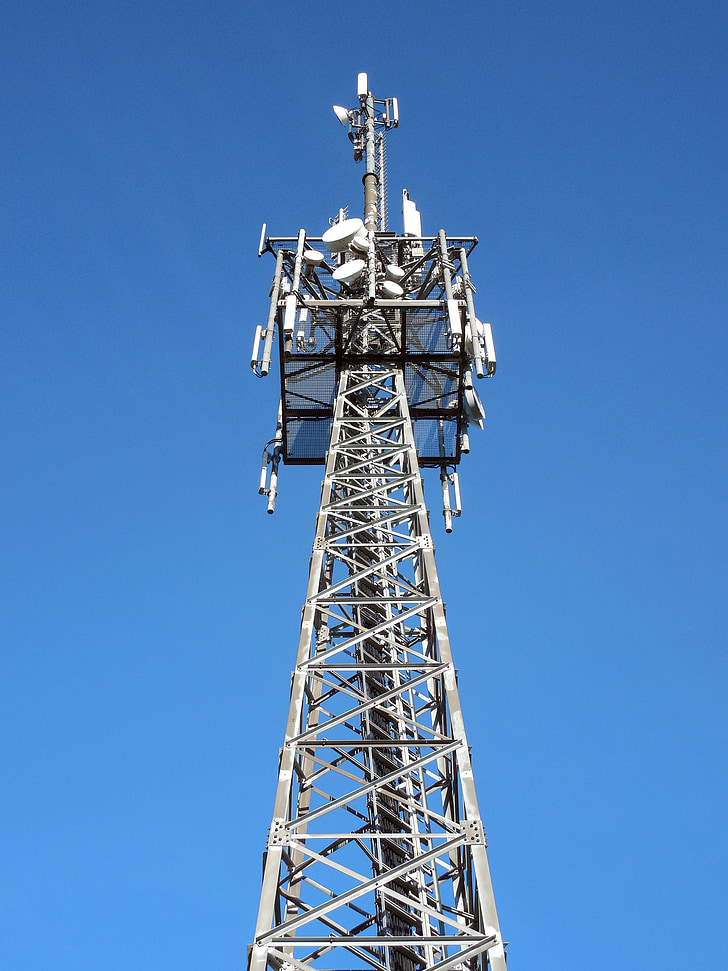 Torre de transmissão, Enviar, rádio, recepção, antena, mastros de telecomunicações, antena de rádio