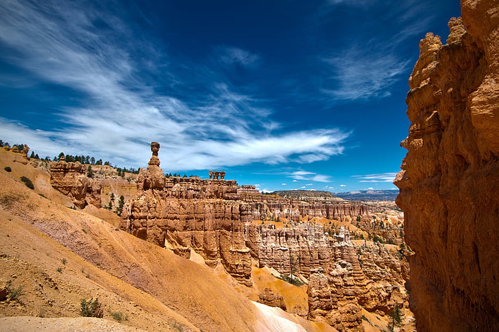 Bryce canyon, doğa, Amerika Birleşik Devletleri, Utah, Milli Parkı, kaya, manzara
