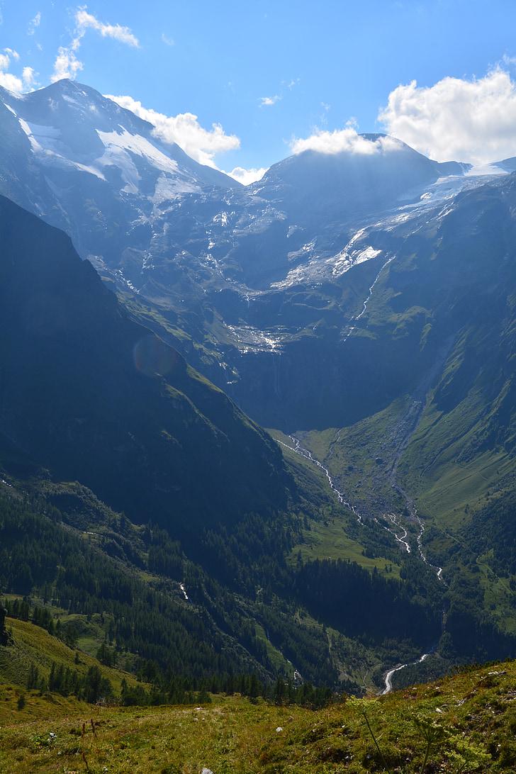 Alpenblick, rest van de berg, visie