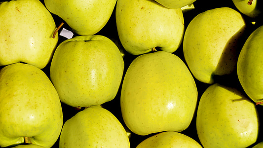 плодове, Грийн, Зелена ябълка, храна, свежест, органични, зрели