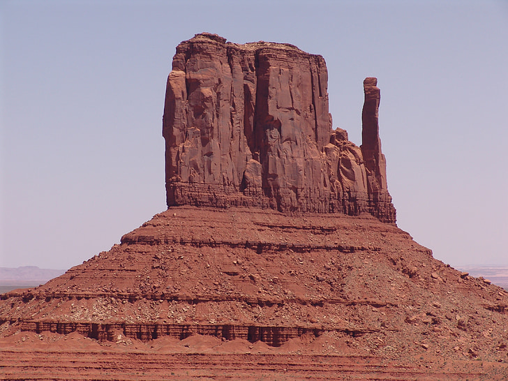 monument valley, rock, mountain, places of interest, reddish, america, usa