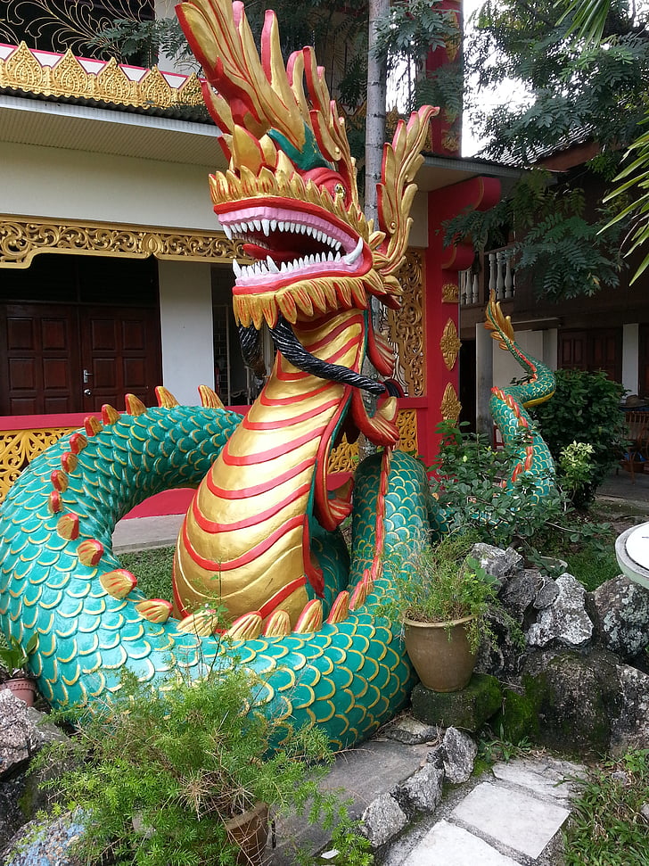 dragon, asia, sculpture