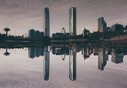 Foto, mare, creşterea, clădire, Parcul, parcare, Chile
