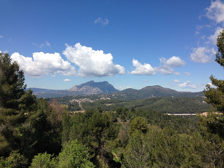 Hispaania, Barcelona, Vaade, Holiday, mäed, loodus, mägi