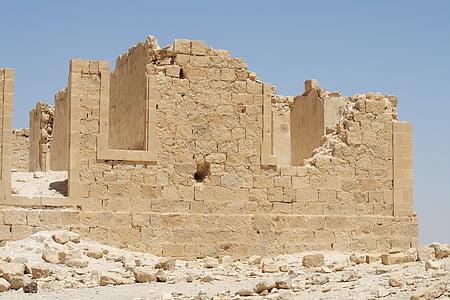 costruzione, Israele, punto di riferimento, cultura, rovine, vecchio, antica