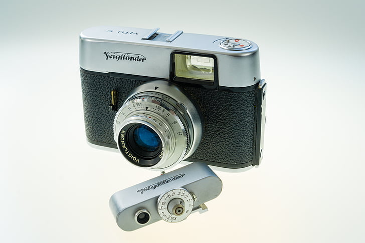 voigtlander, Vito c, kamera, 60-an, Vintage, retro, analog