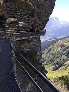 Grindelwald, Suisse, Skywalk, alpin, montagnes, nature, Oberland bernois