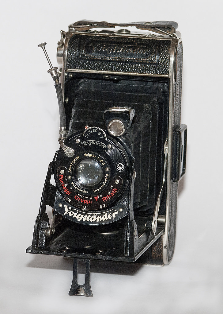 appareil photo, Voigtlander, antique