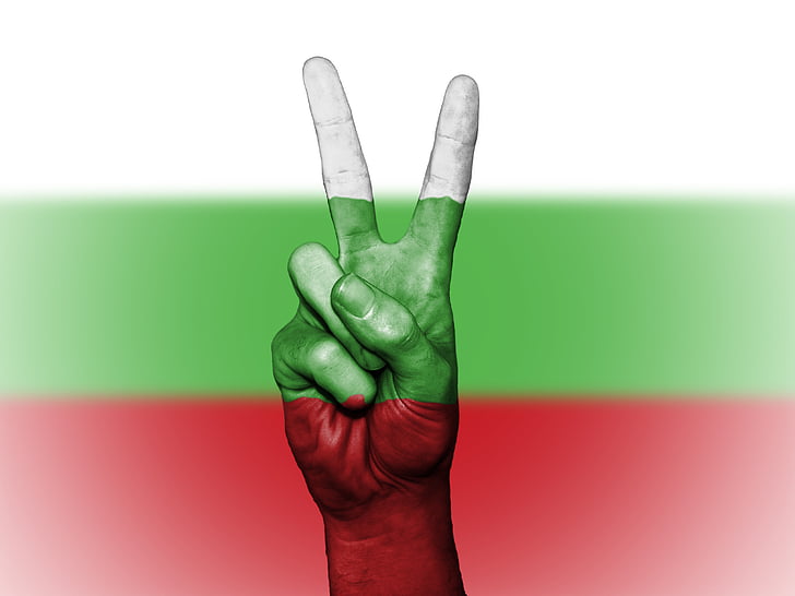 Bulgària, búlgar, Bandera, Pau, fons, Banner, colors