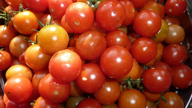 tomates, tomates cherry, verduras