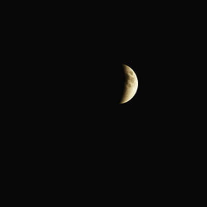 Eclipse, lunárny, mesiac, Astronómia, priestor, noc, Sky