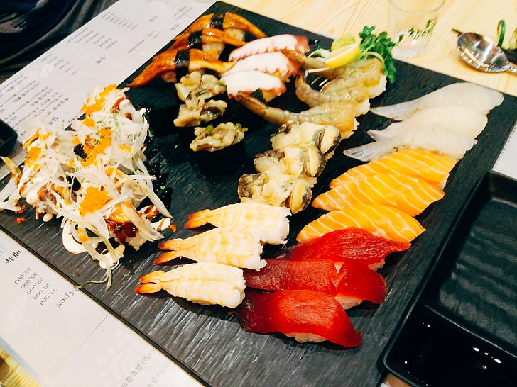 Sushi, cibo, mangiare, Giapponese, frutti di mare, Gourmet, freschezza