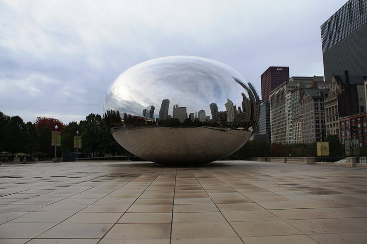 Bean daglicht, winderige stad, Chicago, Boon, de skyline van de dag, wolkenkrabber, Illinois