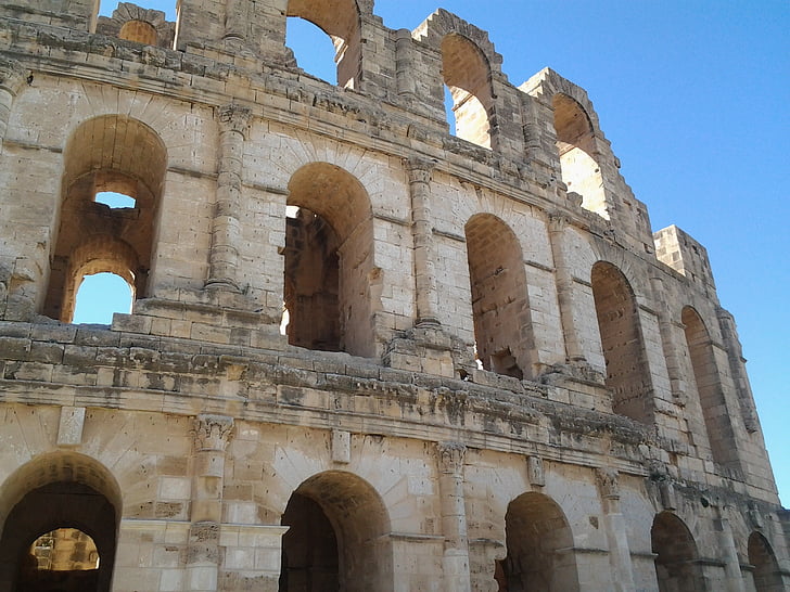 amphie, Teatre, vacances, mobles, edifici, ruïna, Teatre romà