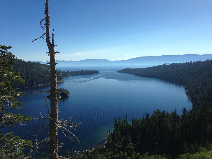 jezero, Tahoe, pobřeží, Příroda, Hora, cíl, pobřeží