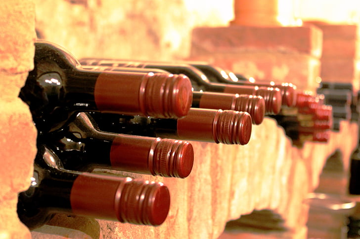 wine, wine storage, cellar, wine bottles, red wine