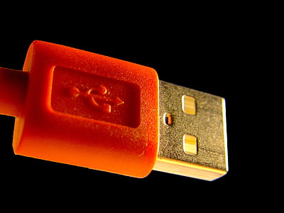 USB plug, USB, кабел, компютър, връзка, Включете, компютърни аксесоари