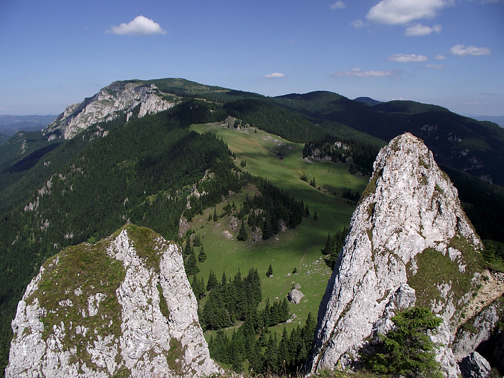 transylvania, the land of the, onion mountains, nature, flight, dom