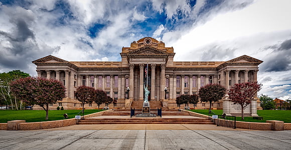 Пуебло, Колорадо, съдебната палата, град, градски, забележителност, исторически