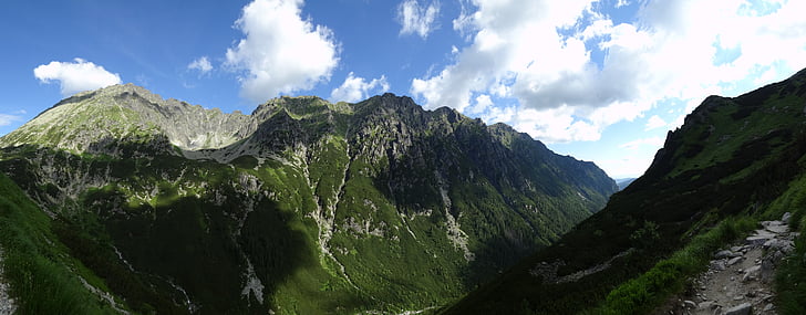 Tatry, bergen, Tatrabergen, landskap, naturen