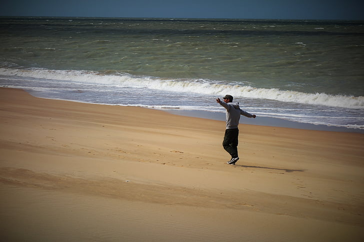 Beach, Ocean, havet, sand, vand, natur, landskab