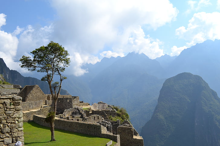 Peru, Machu, Picchu, Andes, Inca, Peruaanse, erfgoed