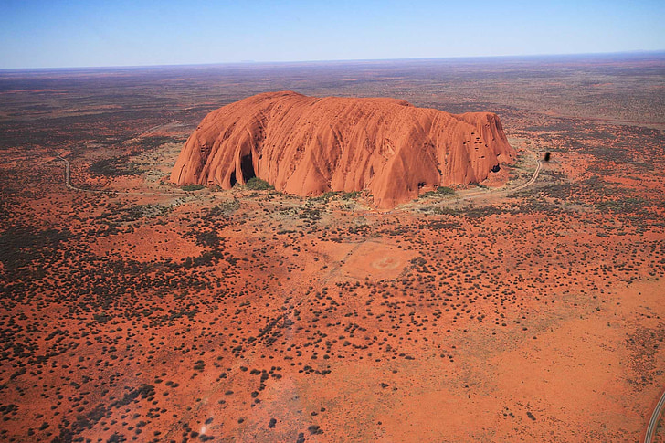 Uluru, Ajerso uolos, Australija, provincijos, Šiaurinė teritorija, dykuma, Rokas