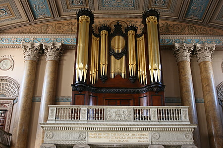 órgão, órgão de tubos, órgão de igreja, Greenwich