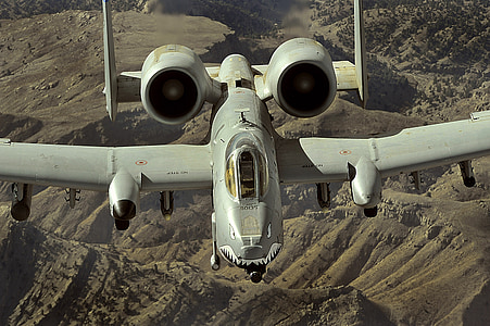 Афганистан, a-10 thunderbolt ii, Jet, изтребител, Военновъздушни сили, военни, полет
