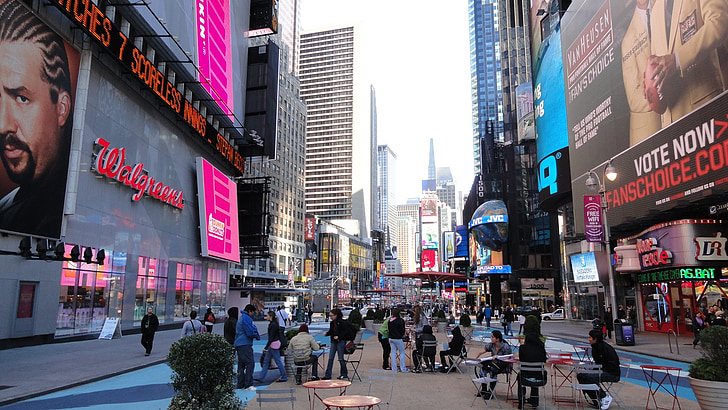cidade de Nova york, times square, Manhattan