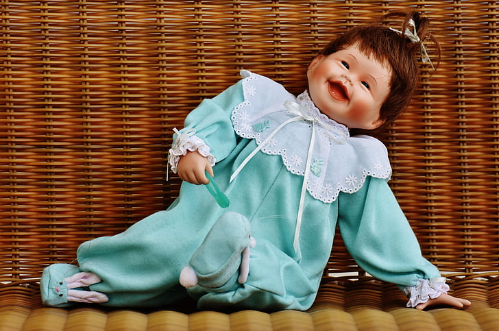 poupée de collection, bébé, Sweet, drôle, décoration, jouets, enfants