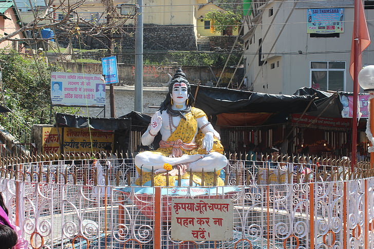 Rishikesh, uttarkhand, estàtua, Hari om, Déu, hindú, multicultura