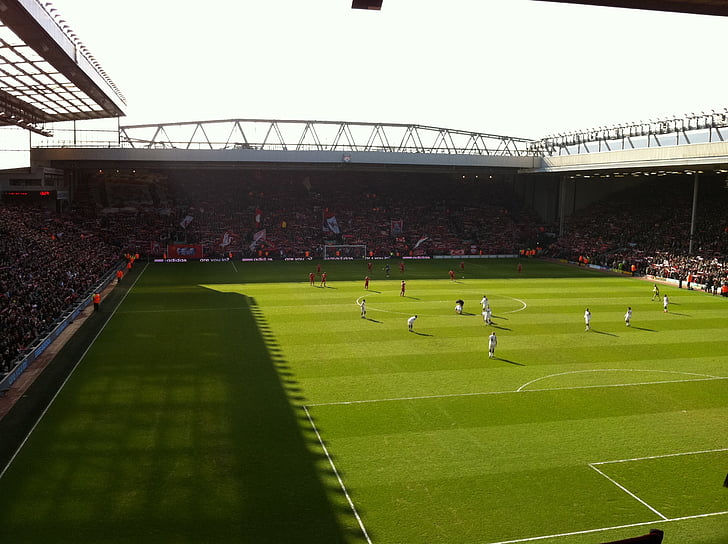 Anfield, Liverpool, gioco del calcio