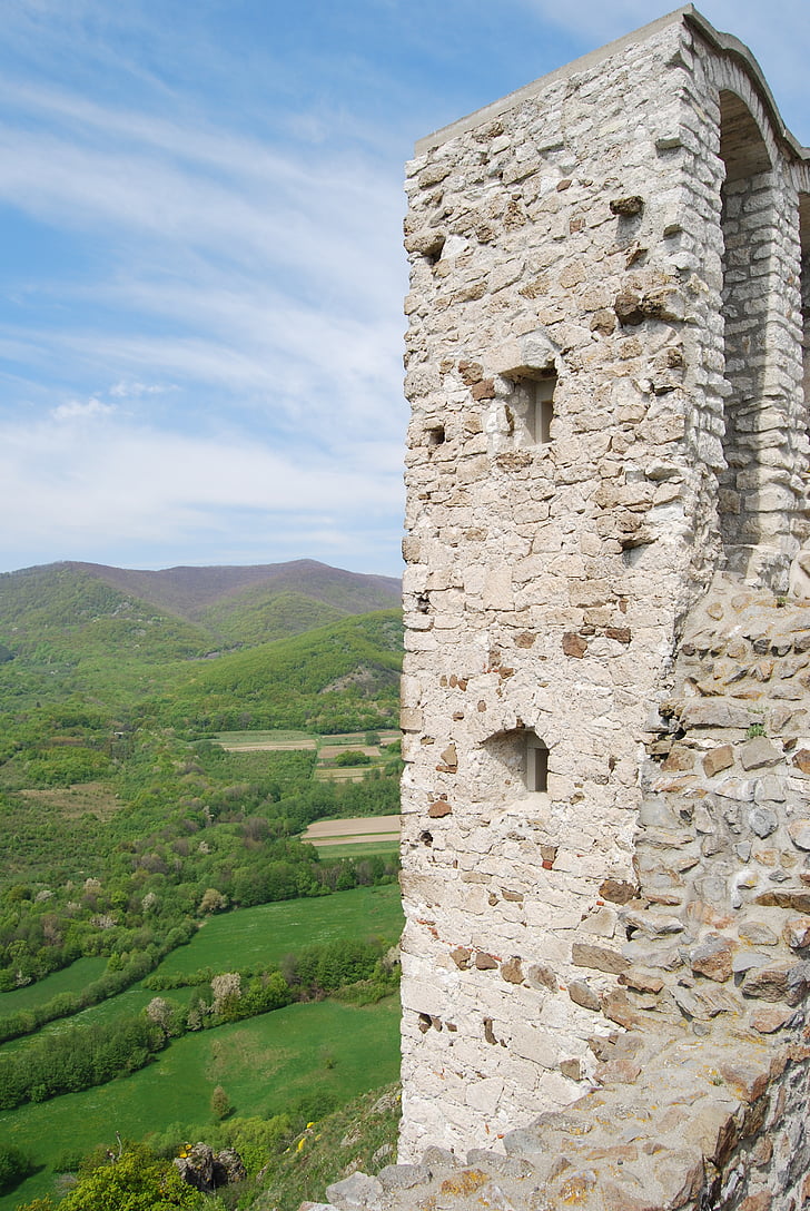 Castillo, pared, Finca, Torre