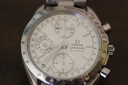 Armbanduhr, Omega, Uhr, Uhr, Zeit, Chronometer