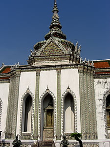 Bangkok, Palais royal, rakennus, Aasia, arkkitehtuuri, Stupa, kupoli