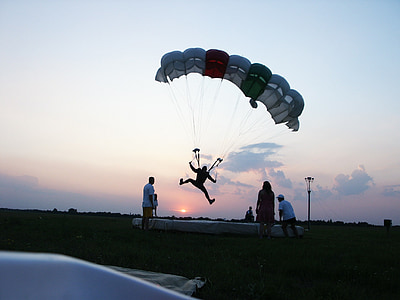 day s, parachute, setting sun na, setting sun
