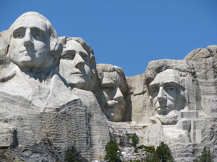 Mount rushmore, monument, MT Rushmore Nationaal Monument, Abraham lincoln, Thomas jefferson, South dakota, George washington