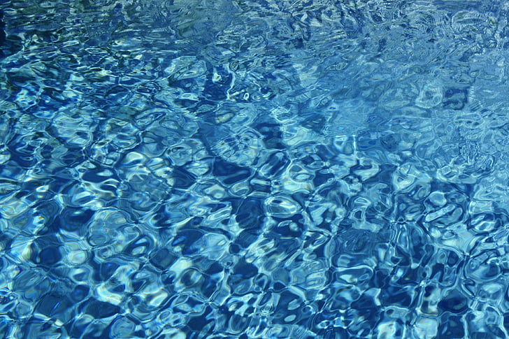 น้ำ, กระเพื่อม, พื้นหลังสีน้ำเงิน, เนื้อ, คลื่น, พื้นผิว, ธรรมชาติ
