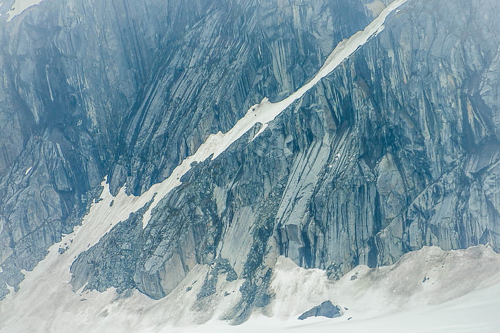 Alaska, Mendenhall gletsjer, berg, rotsen