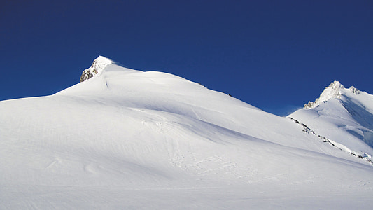 ulrichshorn, Mountain, Alpy, horolezectvo, sneh, cordee