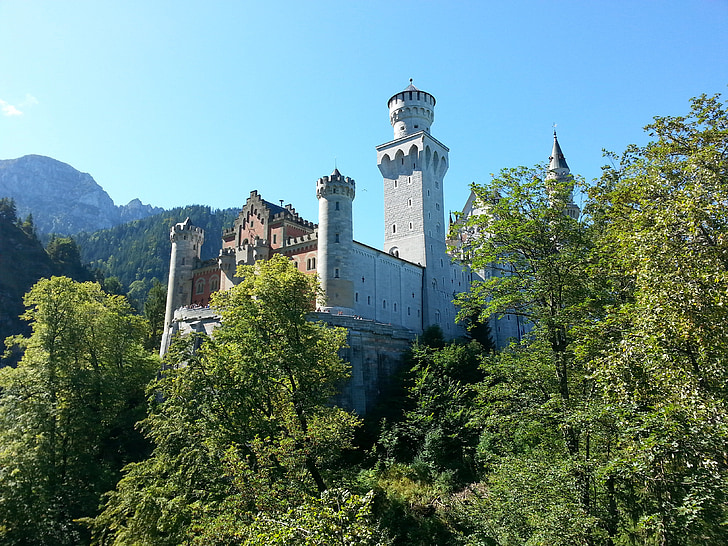 neuschwanstein castle, castle, neuschwanstein, germany, füssen