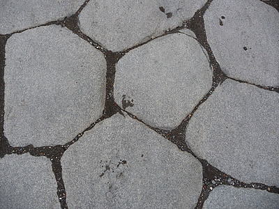blocchi, Cobble, Pompei, pietra, pavimentazione, modello, terra