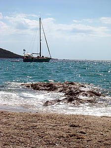 loď, Propriano, korsický, Jižní Korsika, Francie