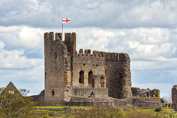 Dudley, Castelul, west midlands, istorie, arhitectura, constructii exterioare, construit structura