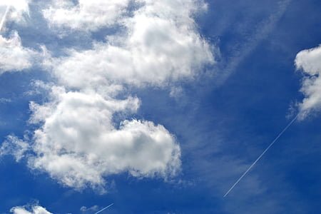 oblaci, Vremenska prognoza, atmosfera, klima, ljeto, nebo, plava