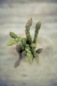 asparges, grøntsager, asparges tips, natur, plante, landbrug, spaargelernte