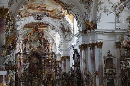 Церква, Цвіфальтені, бароко, Віра, Бог, Мюнстері, Німеччина
